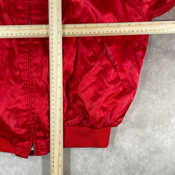 Eddy & The Eagles Soarin' in the USA '86 Tour Red Satin Jacket - Picture 7 of 7